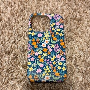 Casely iPhone 15pro Floral Pattern Phone Case - Multicolor